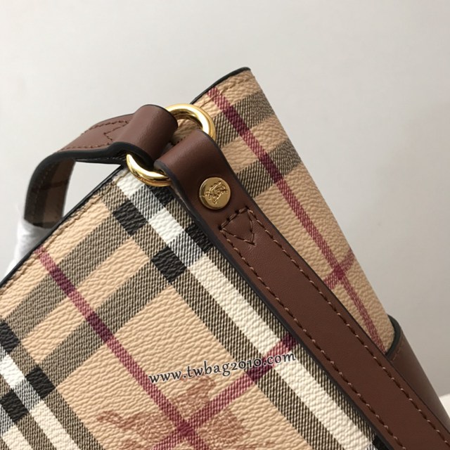 Burberry專門店新款格紋肩背托特包 巴寶莉經典購物袋 yxb1438